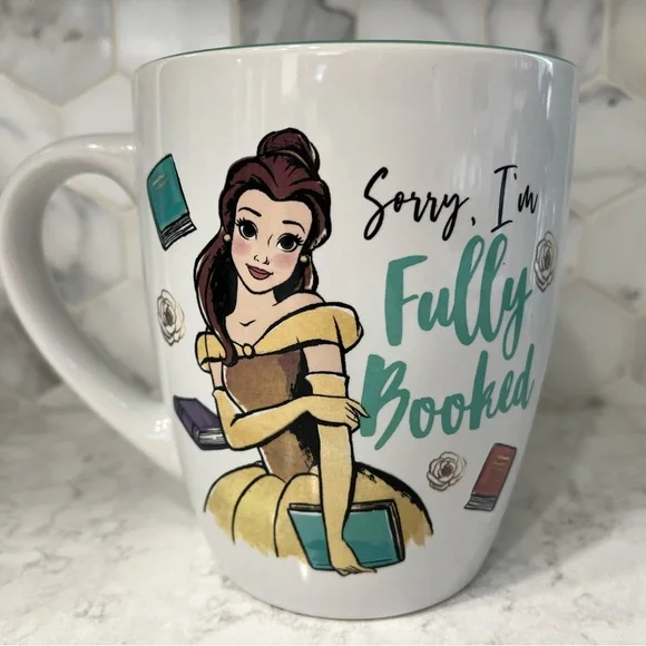 Disney Belle “Sorry, I’m Fully Booked” Mug - Picture 4 of 7